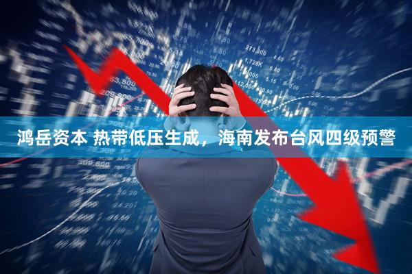 鸿岳资本 热带低压生成，海南发布台风四级预警