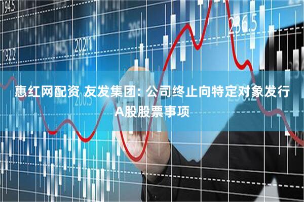惠红网配资 友发集团: 公司终止向特定对象发行A股股票事项